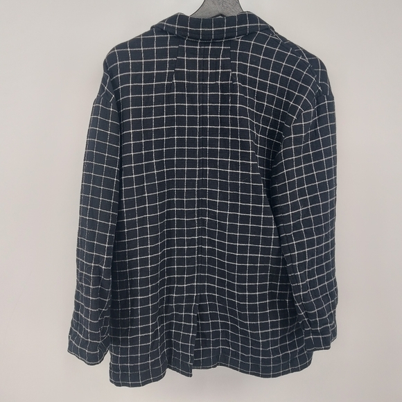 Madewell Waffleback Shaw Blazer in Windowpane Size Medium - Picture 8 of 8